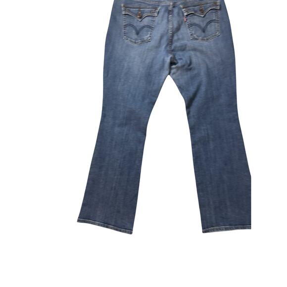 Bootcut Levis 515 Bootcut Size 12 S/C Women's Denim Blue Jeans Button Pockets - Picture 4 of 10